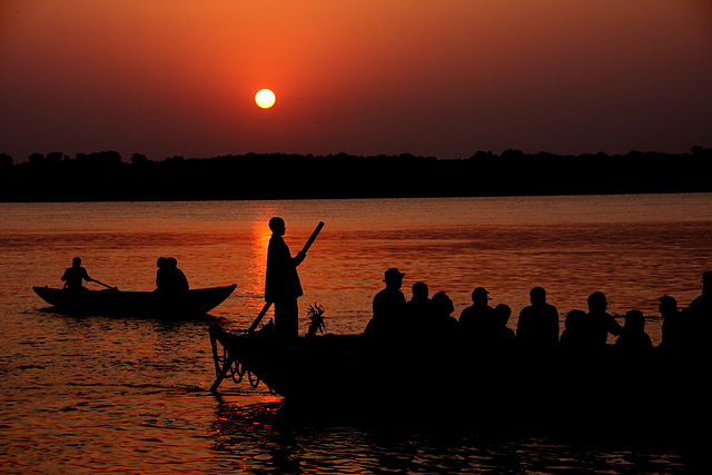 Boat Ride at Varanasi in the evening